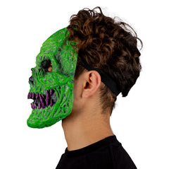Skull Fangs Green Monster Mask