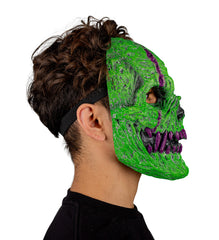 Skull Fangs Green Monster Mask