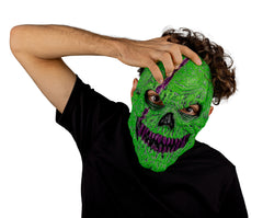 Skull Fangs Green Monster Mask