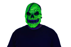Skull Fangs Green Monster Mask