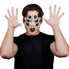 Reptilian Dark Eyes Latex Makeup Prosthetic