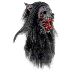 Black Wolf Werewolf Mask