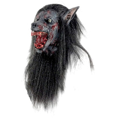 Black Wolf Werewolf Mask