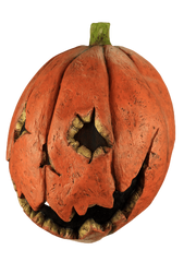 Last Night Pumpkin Latex Mask