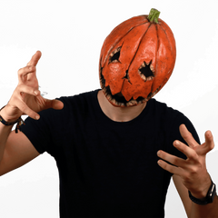 Last Night Pumpkin Latex Mask