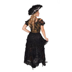 Pirate Lass Brocade Corset Top