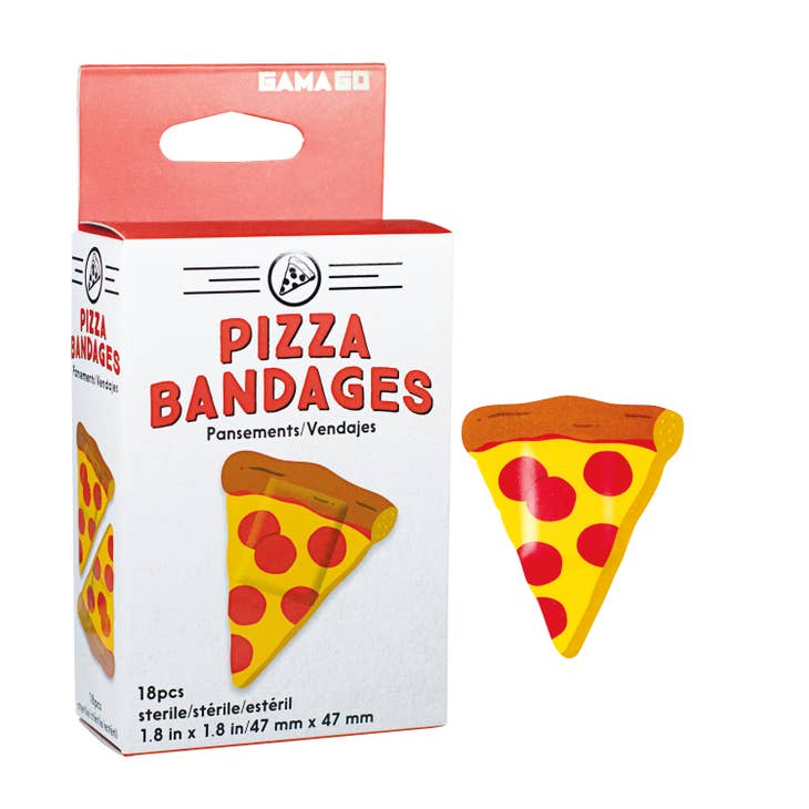 Pizza Adhesive Bandages - 18 Pack