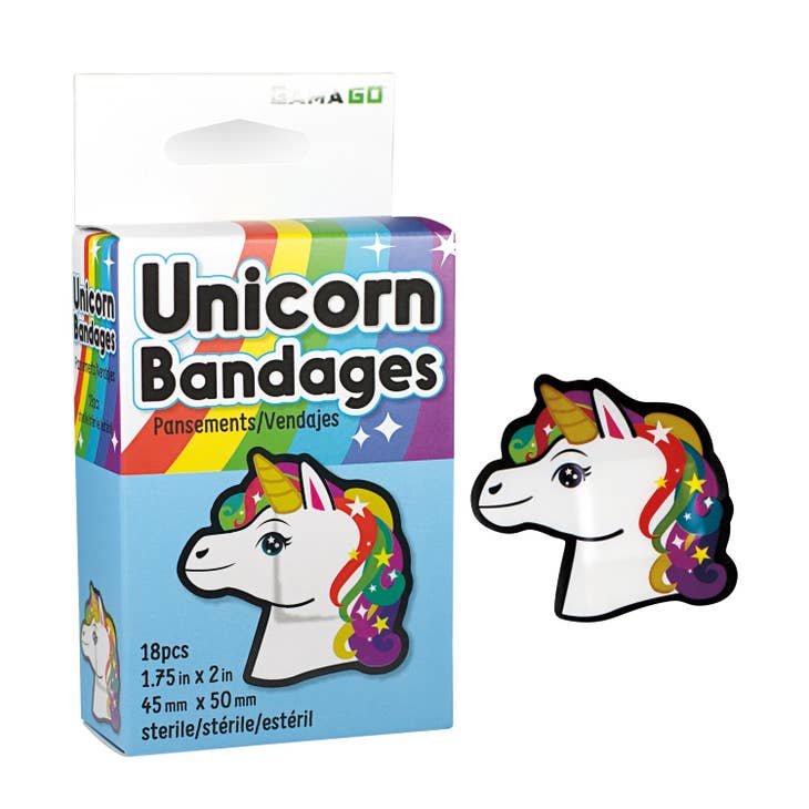 Unicorn Adhesive Bandages - 18 Pack