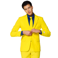 OppoSuits Yellow Fellow Three Piece Suit