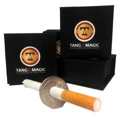 Cigarette Thru Quarter (one sided)