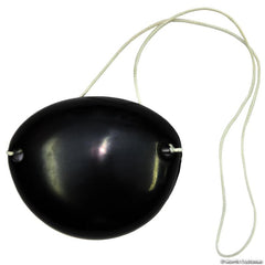 2" x 1 1/2" Black Plastic Eyepatch - Pirate Accessory