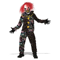 Killer Smile Clown Kids Costume