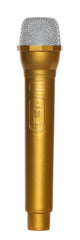 Gold Microphone Prop