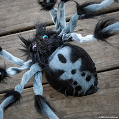 31" Gray and Hairy Spider - Animated Decor