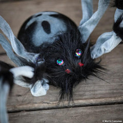 31" Gray and Hairy Spider - Animated Decor