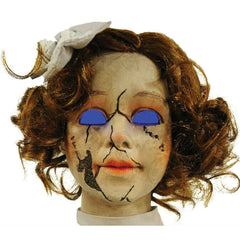 32" Cracked Victorian Doll Animated Prop