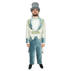 Dazzling Victorian Men's Powder Blue Adult Costume