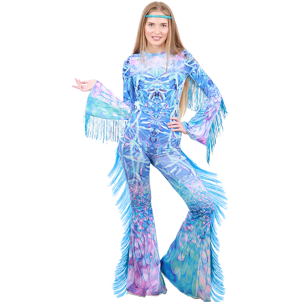 3D Print Ice Crystal Lady Women's Costume
