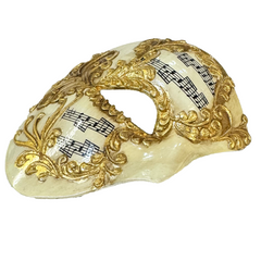 Musical Note Venetian Phantom Mask
