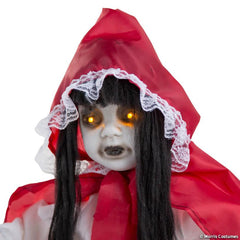 3ft Child with Glowing Eyes - Horror Light-Up Decoration