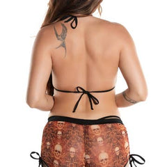 "Gothic Affair" Bikini & Shorts Set