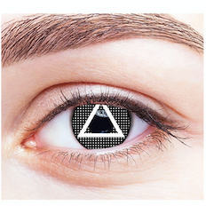 Squad Game Black Triangle Contact Lenses