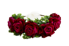 Velvet Rose Flower Crown