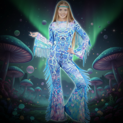 3D Print Ice Crystal Lady Women's Costume