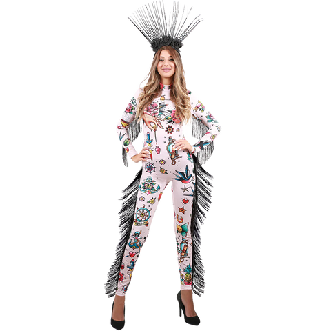 3D Printed Mrs. Tattoos Women's Costume – AbracadabraNYC