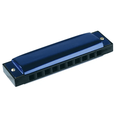 4" Metal 10 Hole Harmonica