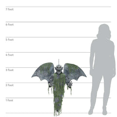 40" Hanging Gargoyle Animated Hanging Prop