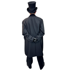Victorian Dapper Black Prince Albert Men's Costume