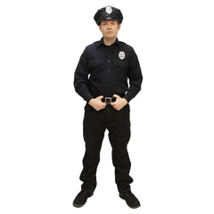 Production Quality Long Sleeve Police Uniform Costume