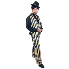 1970s Gold Stripe Party Adult Costume