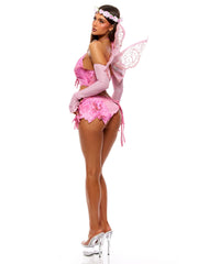Ethereal Women's Sexy Pink Fairy Costume