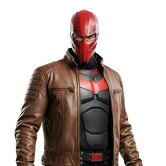 Red Cyberpunk Enforcer Mask