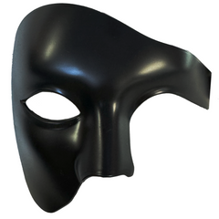 Black Venetian Phantom Mask