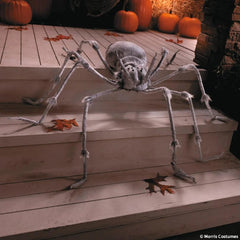 4 Ft. 5" Grey Latex Spider - Halloween Decor