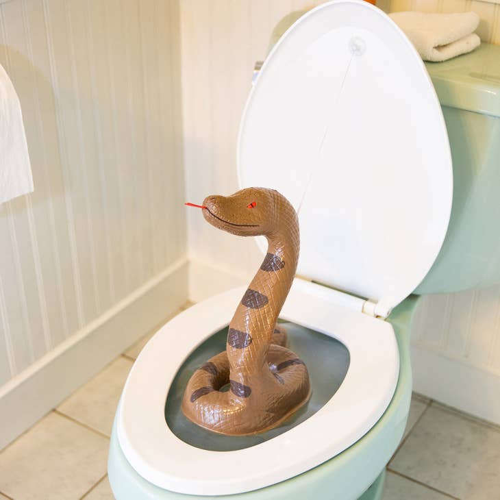 Rising Toilet Snake Prank