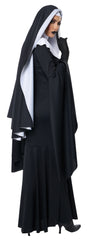 Bad Habit Nun Adult Costume with Black Face Covering