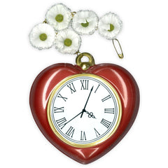 Wizard Of Oz: Tin Man Heart Clock