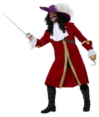 Vengeful Captain Hook Men's Costume