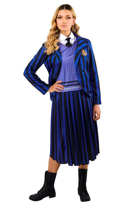Wednesday Nevermore Academy Adult Uniform