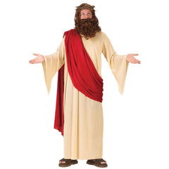 Biblical Jesus Deluxe Adult Costume w/ Wig & Beard Set