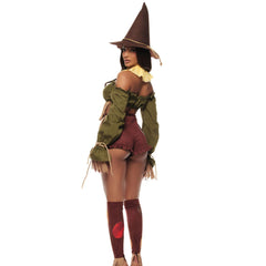 Straw For Brains Scarecrow Women's Sexy Costume