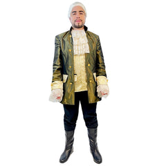 Premiere Ballroom Colonial Gold And Green Men's Adult Costume