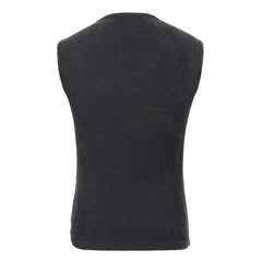 Men's Black Futuristic Top