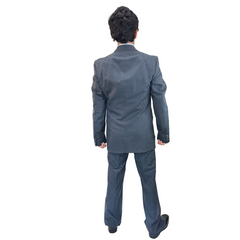 1920s Grey Pinstripe Three Piece Suit Adult Costume