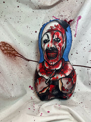 Terrifier Art The Clown Inspired 10" Plush Doll