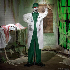 Life-Size Talking Doctor - 6 ft Animated Light-Up Decoration